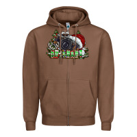 Chestnut oh,snap! Zipper Hoodie - CowhideDigitalArt