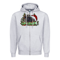 Heather Grey oh,snap! Zipper Hoodie - CowhideDigitalArt