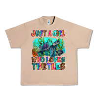 Burro just a girl who loves turtles Urban Heavy Tee - RanaPortraitStore