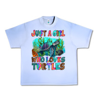 Grape Ice just a girl who loves turtles Urban Heavy Tee - RanaPortraitStore