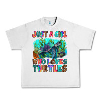 Lunar Rock just a girl who loves turtles Urban Heavy Tee - RanaPortraitStore