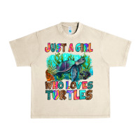 Sandshell just a girl who loves turtles Urban Heavy Tee - RanaPortraitStore
