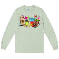 Matcha art teacher coffee cups Long Sleeve Tee - texasbilliewilder