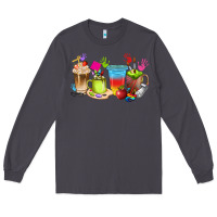 Smoke art teacher coffee cups Long Sleeve Tee - texasbilliewilder