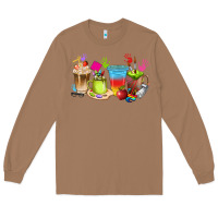 Toasted Coconut art teacher coffee cups Long Sleeve Tee - texasbilliewilder