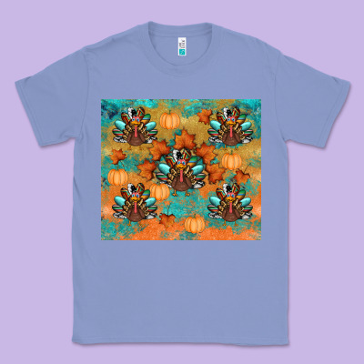Thanksgiving Turkey Fall Classic Tee Designed By Ranaportraitstore