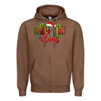 Chestnut Cousin claus christmas Zipper Hoodie - FaDigitalArtStudio