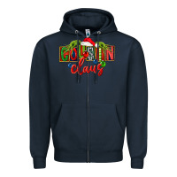Navy Cousin claus christmas Zipper Hoodie - FaDigitalArtStudio