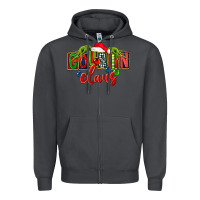 Smoke Cousin claus christmas Zipper Hoodie - FaDigitalArtStudio