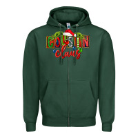Sports Green Cousin claus christmas Zipper Hoodie - FaDigitalArtStudio