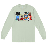 Matcha police coffee cup Long Sleeve Tee - AdoDesignShop