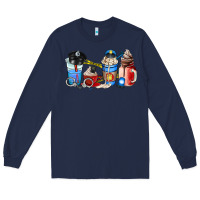 Navy police coffee cup Long Sleeve Tee - AdoDesignShop