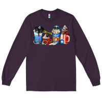 Plum police coffee cup Long Sleeve Tee - AdoDesignShop