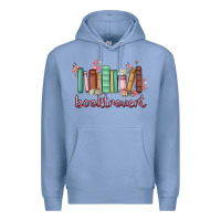 Colony Blue booktrovert Premium Hoodie - MaliasSmallBusiness