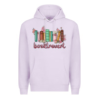 Lilac booktrovert Premium Hoodie - MaliasSmallBusiness