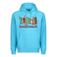 Ocean Blue booktrovert Premium Hoodie - MaliasSmallBusiness