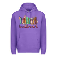 Purple booktrovert Premium Hoodie - MaliasSmallBusiness