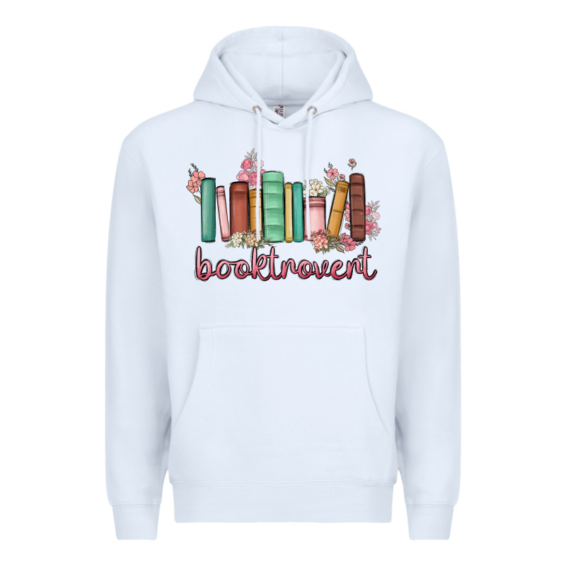 Booktrovert Premium Hoodie by MaliasSmallBusiness | Teevron