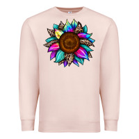 Pale Pink sunflower tie dye Premium Sweatshirt - JahusDesignShop