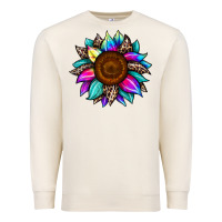 Sandshell sunflower tie dye Premium Sweatshirt - JahusDesignShop