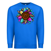 True Royal sunflower tie dye Premium Sweatshirt - JahusDesignShop