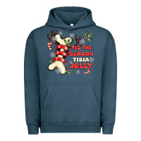 Pigment Midnight Navy tis the season tıbıa jolly Urban Hoodie - MaliasSmallBusiness