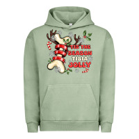 Pigment Oil Green tis the season tıbıa jolly Urban Hoodie - MaliasSmallBusiness