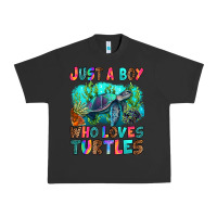 Pigment Black just a boy who loves turtles Urban Heavy Tee - RanaPortraitStore