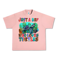 Salmon just a boy who loves turtles Urban Heavy Tee - RanaPortraitStore