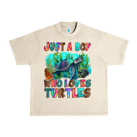 Sandshell just a boy who loves turtles Urban Heavy Tee - RanaPortraitStore