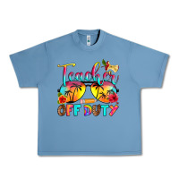 Pebble Blue teacher off duty Urban Heavy Tee - RanaPortraitStore