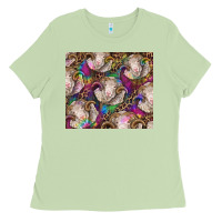 Matcha merino ram tie dye tumbler Ladies Tee - BarkalooDesign