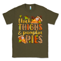 Army Green thick thighs and pumpkin pies Classic Tee - Zillion Design Studio