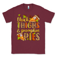 Burgundy thick thighs and pumpkin pies Classic Tee - Zillion Design Studio