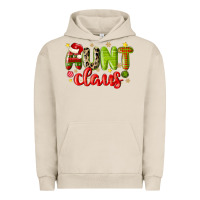 Pigment French Oak aunt claus Urban Hoodie - MaliasSmallBusiness
