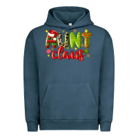 Pigment Midnight Navy aunt claus Urban Hoodie - MaliasSmallBusiness