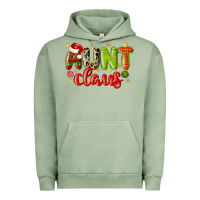 Pigment Oil Green aunt claus Urban Hoodie - MaliasSmallBusiness
