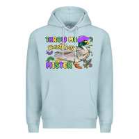 Blue Mist throw me something mister mardi gras duck Premium Hoodie - MaliasSmallBusiness