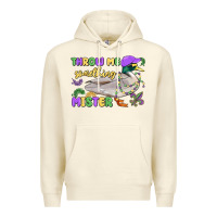 Sandshell throw me something mister mardi gras duck Premium Hoodie - MaliasSmallBusiness
