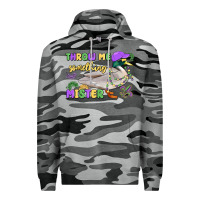 Slate Camo throw me something mister mardi gras duck Premium Hoodie - MaliasSmallBusiness