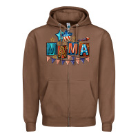 Chestnut All American Mama 4th of July Zipper Hoodie - CowGirlArtShop