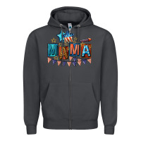 Smoke All American Mama 4th of July Zipper Hoodie - CowGirlArtShop