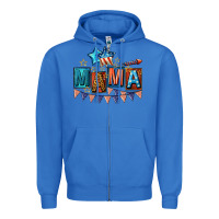 True Royal All American Mama 4th of July Zipper Hoodie - CowGirlArtShop