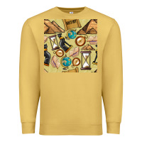 Antique Gold history seamless pattern Premium Sweatshirt - BundleAndBundleShop