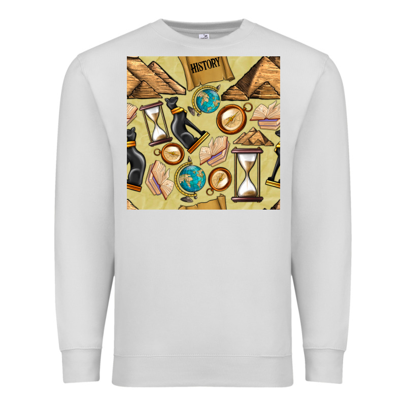History Seamless Pattern Premium Sweatshirt by BundleAndBundleShop | Teevron