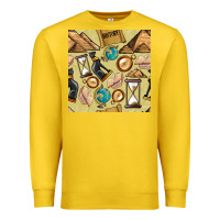 Lemon history seamless pattern Premium Sweatshirt - BundleAndBundleShop
