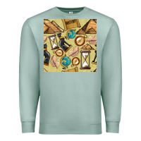 Seafoam history seamless pattern Premium Sweatshirt - BundleAndBundleShop