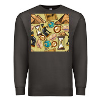 Smoke history seamless pattern Premium Sweatshirt - BundleAndBundleShop