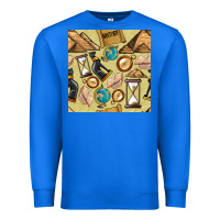 True Royal history seamless pattern Premium Sweatshirt - BundleAndBundleShop