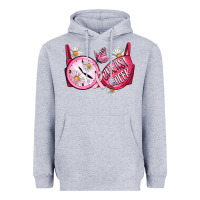 Heather Grey Hour Breast Cancer Bra Heavyweight Hoodie - Artiststas